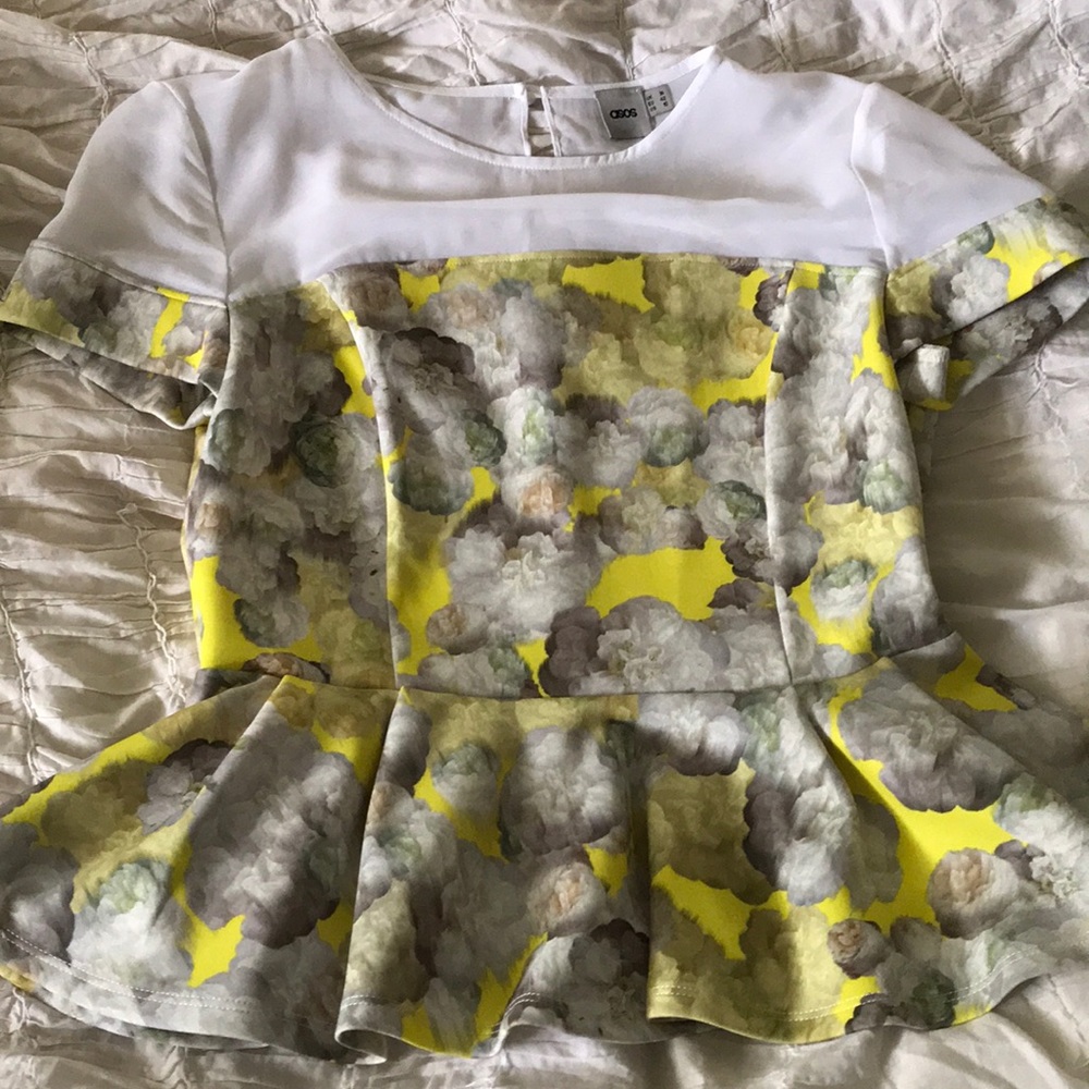 ASOS peplum blouse